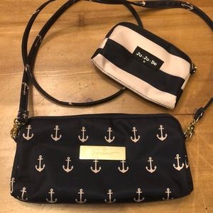 Ju-Ju-be crossbody bag and coordinating pouch